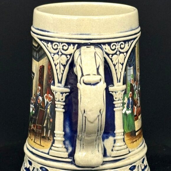 Vintage Gerz W Germany Declaration of Independence Stoneware Beer Stein Mug - Picture 6 of 9